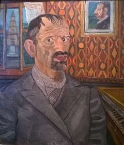 Antonio Ligabue, autoritratto, 1948-50, collezione privata