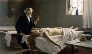 Enrique Simonet, L'autopsia, 1904, olio su tela