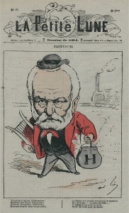 Il ritorno in Francia di Victor Hugo, caricatura di André Gill