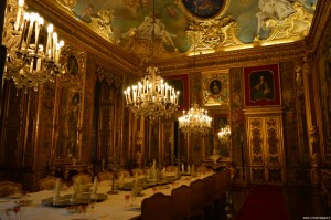 Palazzo Reale Torino, sala da pranzo
