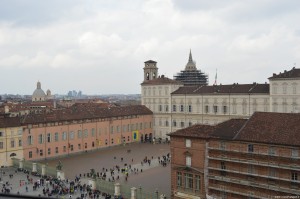 Veduta su Palazzo Reale dalla Torre panoramica di Palazzo Madama