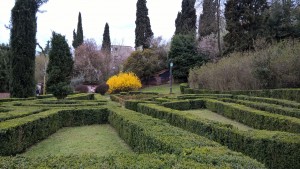 Villa Spada Bologna, giardino all'italiana