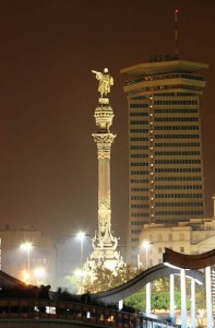 Barcellona, monumento a Colombo