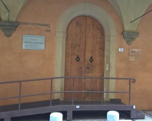 Bologna, Casa Morandi, via Fondazza, 36, ingresso