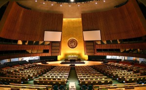 Sala dell'Assemblea generale dell'ONU a New York City