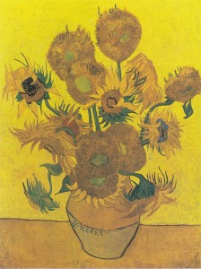 Vincent Van Gogh, I girasoli, versione esposta al Museo Van Gogh di Amsterdam