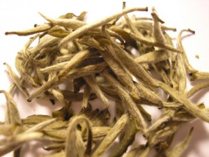 Foglie di tè bianco