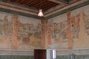 Bentivoglio, Castello, affreschi Sala del Pane