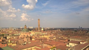 Bologna, vista dalla terrazza panoramica Basilica San Petronio