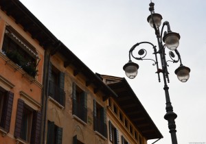 Treviso, centro storico, affreschi esterni