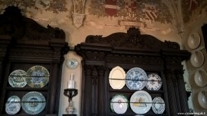 Fontanellato, Rocca Sanvitale, sala da pranzo