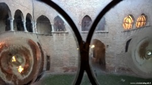 Fontanellato, Rocca Sanvitale, vista sul cortile interno