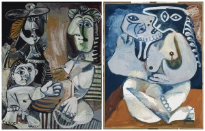 La famiglia e L'abbraccio, Pablo Picasso