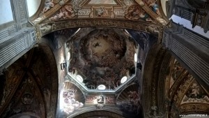 Parma, il Duomo, interno, affreschi di Correggio