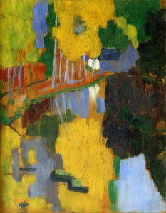 Paul Sérusier, Le Talisman, 1888, Museo d'Orsay, Parigi