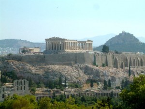 L'Acropoli di Atene con il Partenone