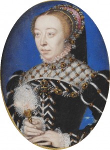 Caterina de Medici, dipinto di Clouet, 1555
