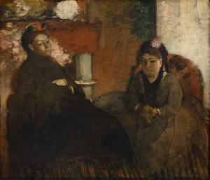 Ritratto di Madame Lisle e Madame Loubens (1866-1870) di Edgar Degas
