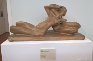 MAGI '900, Mostra Omaggio alla femminilità nella Belle Epoque, scultura Gli amanti, 1924, Enrico Mazzolani