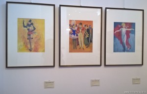 MAGI '900, Mostra Omaggio alla femminilità nella Belle Epoque, tempere su carta di Ehrenberger