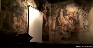 Bologna, complesso Colombano, sede esposizione collezione Tagliavini, affreschi scuola dei Carracci