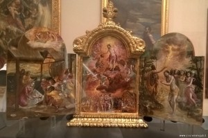 Modena, Galleria Estense, altarino portatile di El Greco