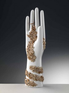 Mano fiorita, Gio Ponti, Richard-Ginori, 1935, Sesto Fiorentino Museo Richard-Ginori della Manifattura di Doccia