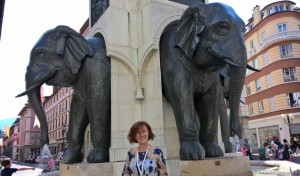 Chambery, Fontana degli Elefanti