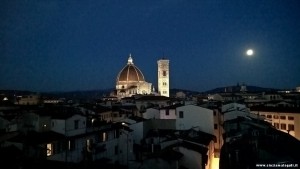 Firenze by night dalla terrazza panoramica di Palazzo Gaddi